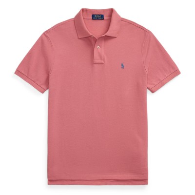 блуза,с,яка,мъжки,тениски,polo,ralph,lauren,men,s,custom,short,sleeve,polo,shirt,desert,rose