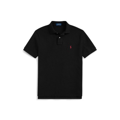 блуза,с,яка,мъжки,тениски,polo,ralph,lauren,men,s,custom,short,sleeve,polo,shirt,polo,black