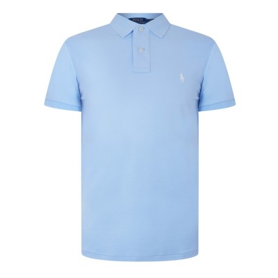 блуза,с,яка,мъжки,тениски,polo,ralph,lauren,men's,custom,short,sleeve,polo,shirt,elite,blue