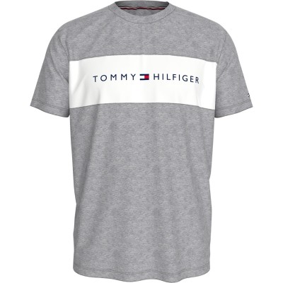 тениска,мъжки,тениски,tommy,hilfiger,cotton,panel,t,shirt,grey,white