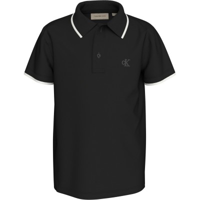 детски,облекла,calvin,klein,jeans,short,sleeved,polo,juniors,ck,black,beh