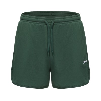 дамски,поларени,къси,панталони,дамски,къси,панталони,slazenger,fleece,interlock,shorts,womens,forest,green
