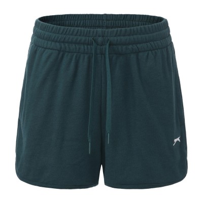 дамски,поларени,къси,панталони,дамски,къси,панталони,slazenger,fleece,interlock,shorts,womens,forest,green