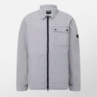 риза,с,дълъг,ръкав,мъжки,якета,barbour,international,men's,inline,cotton,long,sleeve,overshirt,pale,slate,gy11
