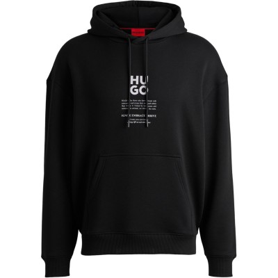 суичър,мъжки,ежедневни,облекла,мъжки,горнища,с,качулка,hugo,hoodie,black,001