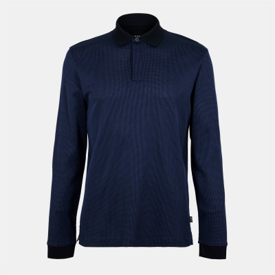 мъжки,тениски,boss,men's,hbb,hpado,431,long,sleeve,polo,dark,blue,404