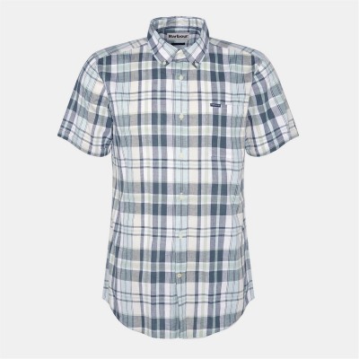 риза,с,къс,ръкав,облекла,на,разпродажба,мъжки,ризи,barbour,alford,tailored,short,sleeve,shirt,white,wh11