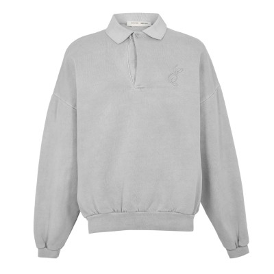 блуза,с,яка,мъжки,тениски,fear,of,god,essentials,men,s,long,sleeve,polo,shirt,smoke,grey