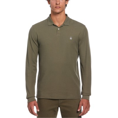 облекла,на,разпродажба,мъжки,тениски,original,penguin,ls,piq,polo,sn99,dusty,olive