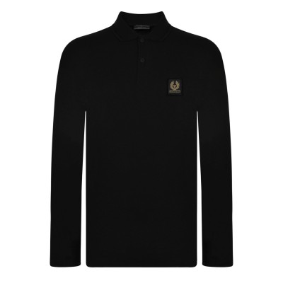 блуза,с,яка,облекла,на,разпродажба,мъжки,тениски,belstaff,long,sleeved,polo,shirt,black