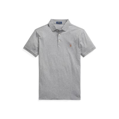 блуза,с,яка,мъжки,тениски,polo,ralph,lauren,mens,slim,fit,short,sleeve,polo,shirt,steel,heather