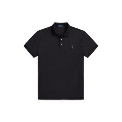 блуза,с,яка,мъжки,тениски,polo,ralph,lauren,mens,slim,fit,short,sleeve,polo,shirt,polo,black