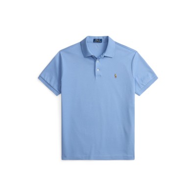 блуза,с,яка,мъжки,тениски,polo,ralph,lauren,mens,slim,fit,short,sleeve,polo,shirt,sky,blue