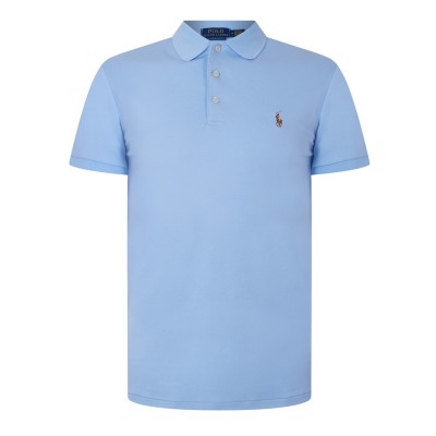 блуза,с,яка,мъжки,тениски,polo,ralph,lauren,slim,fit,pima,polo,shirt,elite,blue