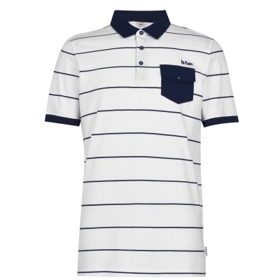 мъжки,блузи,с,яка,lee,cooper,stripe,polo,mens,white,navy