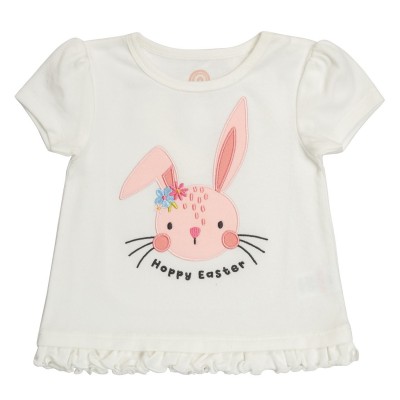 бебешка,тениска,бебешки,облекла,детски,облекла,hello,world,baby,girl,bunny,t,shirt,white