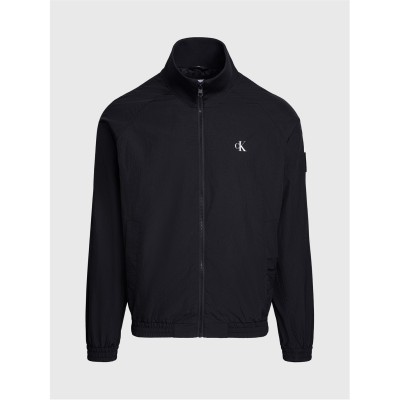 яке,облекла,на,разпродажба,мъжки,якета,calvin,klein,jeans,monogram,harrington,jacket,ck,black,beh