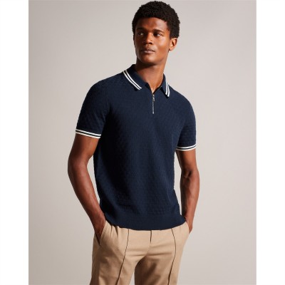мъжки,тениски,ted,baker,ted,mahani,zip,polo,sn43,navy