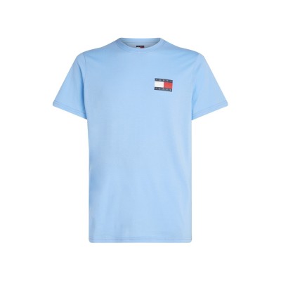 тениска,мъжки,тениски,tommy,jeans,tjm,slim,essential,flag,tee,ext,sugarplumblue