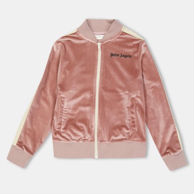 горнище,дамски,екипи,palm,angels,kids,velour,relaxed,fit,tracksuit,top,pink,3010