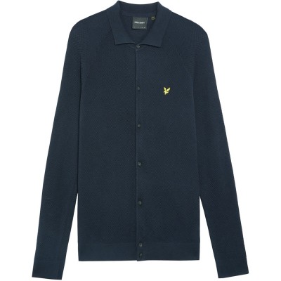 мъжки,ризи,lyle,and,scott,linen,knitted,shirt,dark,navy