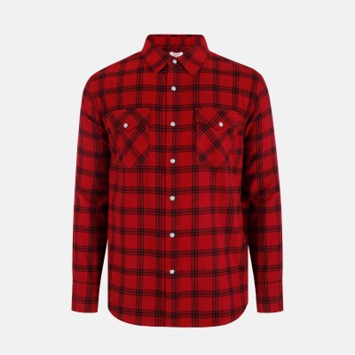 lee,cooper,check,shirt,sn54,red,flannel