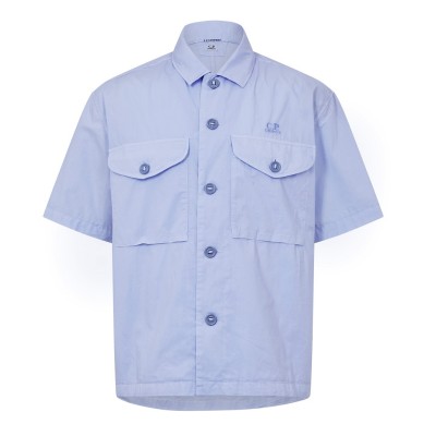 риза,с,къс,ръкав,облекла,на,разпродажба,мъжки,ризи,cp,company,cp,company,shirts,short,sleeve,cerulean,814