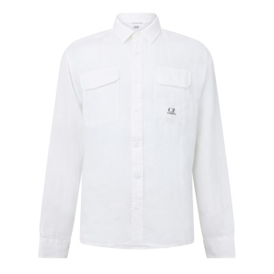 риза,с,дълъг,ръкав,облекла,на,разпродажба,мъжки,ризи,cp,company,cp,company,shirts,long,sleeve,gauze,white,103