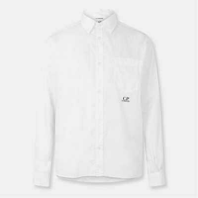 риза,с,дълъг,ръкав,облекла,на,разпродажба,мъжки,ризи,cp,company,long,sleeve,shirt,gauze,white,103