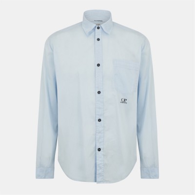 риза,с,дълъг,ръкав,облекла,на,разпродажба,мъжки,ризи,cp,company,long,sleeve,shirt,cerulean,814