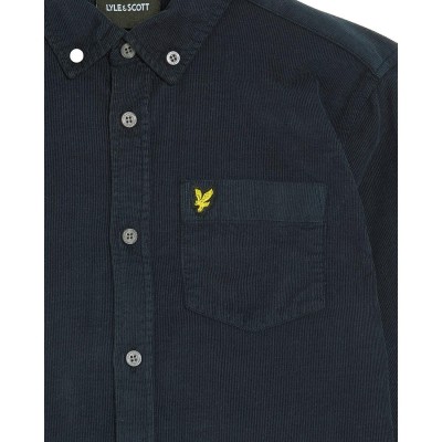 риза,с,дълъг,ръкав,lyle,and,scott,kids,long,sleeve,corduroy,shirt,dark,navy