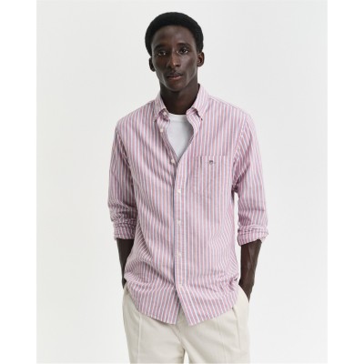 мъжки,ризи,gant,gant,reg,classic,oxford,stripe,shirt,lig,ruby,red