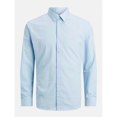 jack,and,jones,joe,poplin,shirt,mens,cashmere,blue