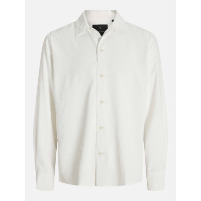 риза,jack,and,jones,men,s,jacquard,long,sleeve,plain,shirt,white