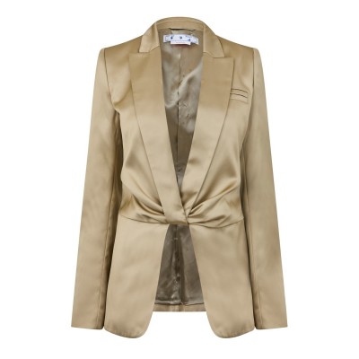 off,white,duchesse,twisted,blazer,green