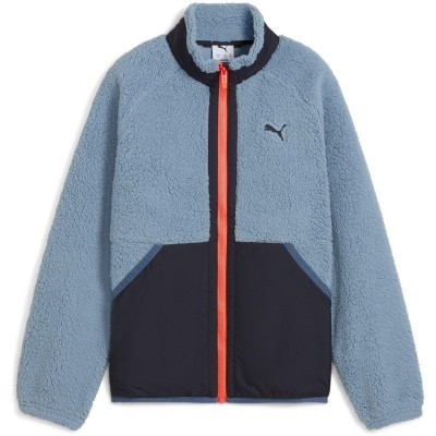 детско,поларено,горнище,с,цип,детски,полари,puma,unisex,kids,hybrid,sherpa,full,zip,fleece,cool,blue