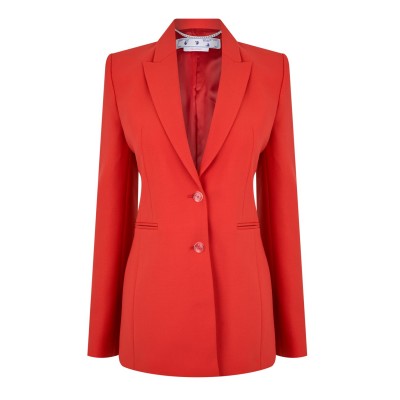 off,white,women's,suit,jacket,red,white
