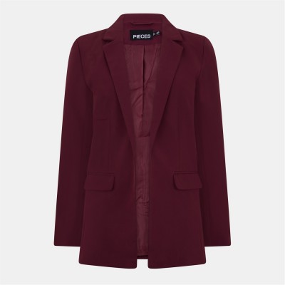 сако,промоция,на,зимни,облекла,дамски,жилетки,pieces,blazer,fem,wo,ld99,grape,wine