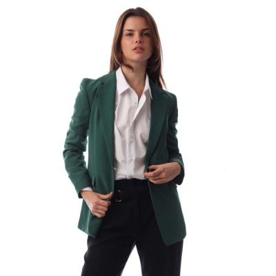 дамско,яке,boss,women,s,jocaluah,suit,jacket,open,green