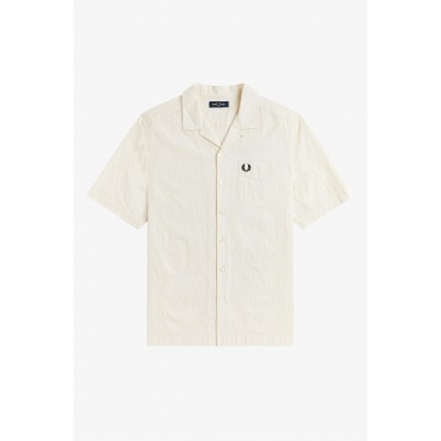 риза,мъжки,ризи,fred,perry,men,s,short,sleeve,plain,shirt,ecru,560