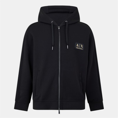 облекла,на,разпродажба,мъжки,ежедневни,облекла,мъжки,горнища,с,качулка,armani,exchange,ax,badge,lg,fz,sn61,black,uc001