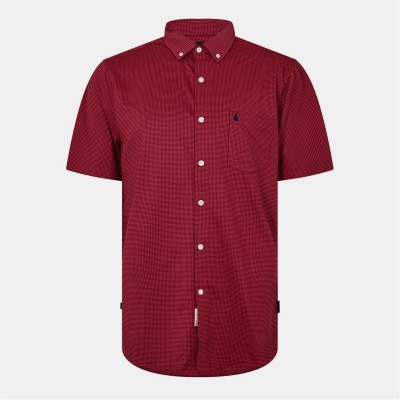рокля,облекла,на,разпродажба,musto,effortless,short,sleeve,dress,shirt,red