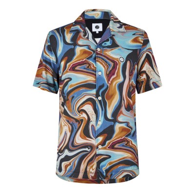 pretty,green,pg,sundown,ss,shirt,sn44,blue