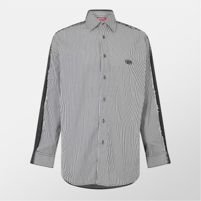 облекла,на,разпродажба,мъжки,ризи,diesel,diesel,wrh,strp,cmca,sn99,black,black