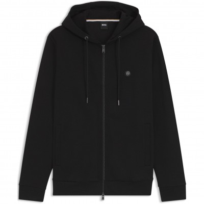 поларено,горнище,с,цип,мъжки,горнища,с,качулка,boss,spence,full,zip,fleece,black,002