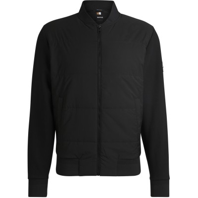 блуза,облекла,на,разпродажба,мъжки,ежедневни,облекла,мъжки,горнища,с,качулка,boss,men's,hbb,skiles100,full,zipped,sweatshirt,padded,front,pockets,black,001