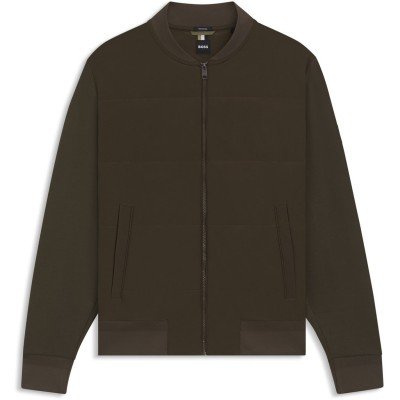 блуза,облекла,на,разпродажба,мъжки,ежедневни,облекла,мъжки,горнища,с,качулка,boss,men's,hbb,skiles100,full,zipped,sweatshirt,padded,front,pockets,open,gree