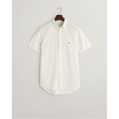 мъжки,ризи,gant,reg,micro,print,ss,shirt,marine,s,eggshell