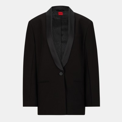 дамско,яке,hugo,women,s,amusar,suit,jacket,black