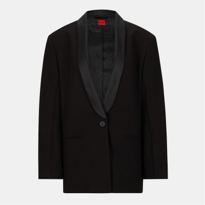 hugo,women's,amusar,suit,jacket,black